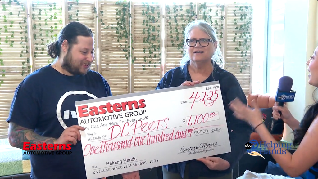 In honor of Autism Acceptance Month, Easterns Automotive Group partnered with ABC 7 News to surprise DC Peers — a local nonprofit creating a safe and supportive community for neurodiverse teens and adults. Learn more about their mission and how Easterns is lending a Helping Hand to support their work.